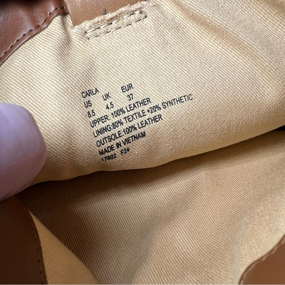 Lauren Ralph Lauren Women's Carla Tall Dress Boots Deep Saddle Tan Size 6.5B - Picture 7 of 16